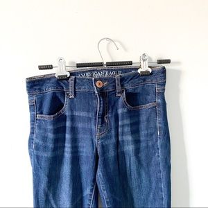 AMERICAN EAGLE BLUE SKINNY JEANS